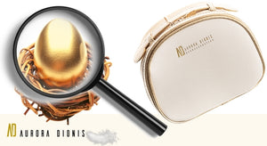 zoek het gouden ei op website Aurora Dionis Dermacosmetics