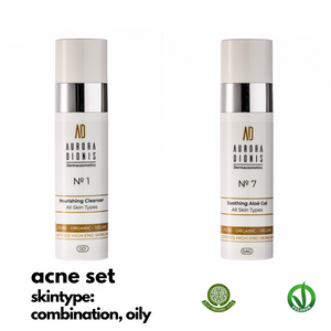 Skincare Combination, oily skin - Acne, 2 or 3 high-end products