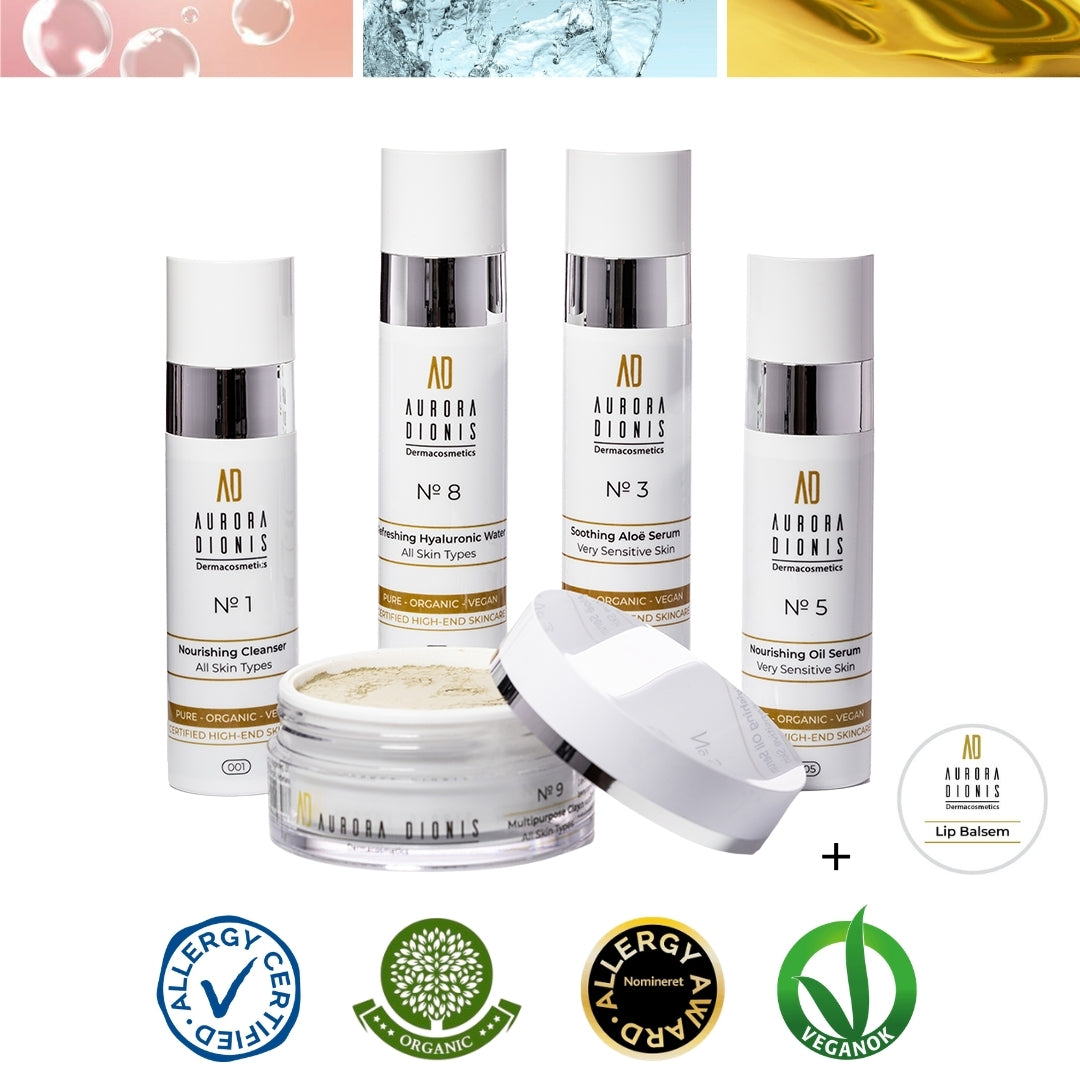Complete set - Sensitive skin / Very sensitive skin, 5 high-end products